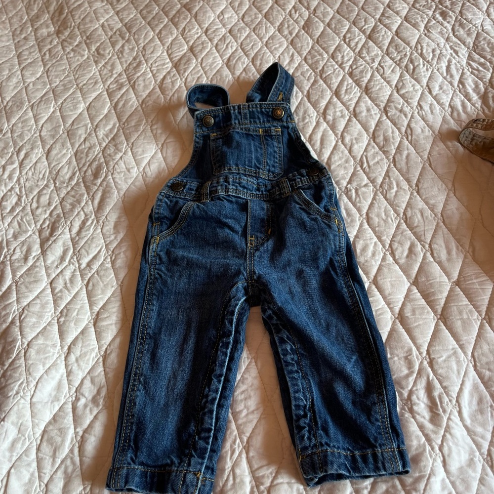 Kids Blue Denim Overalls